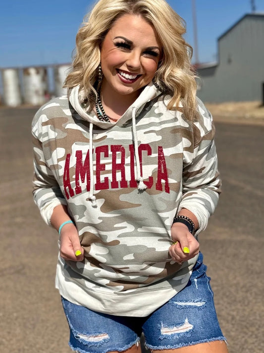 American Camo Sweatshirt